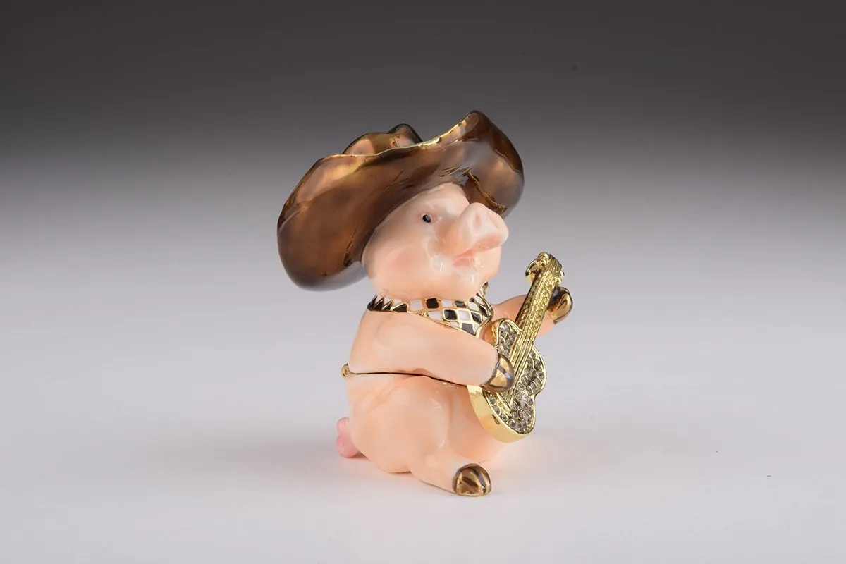 Pig Playing Guitar