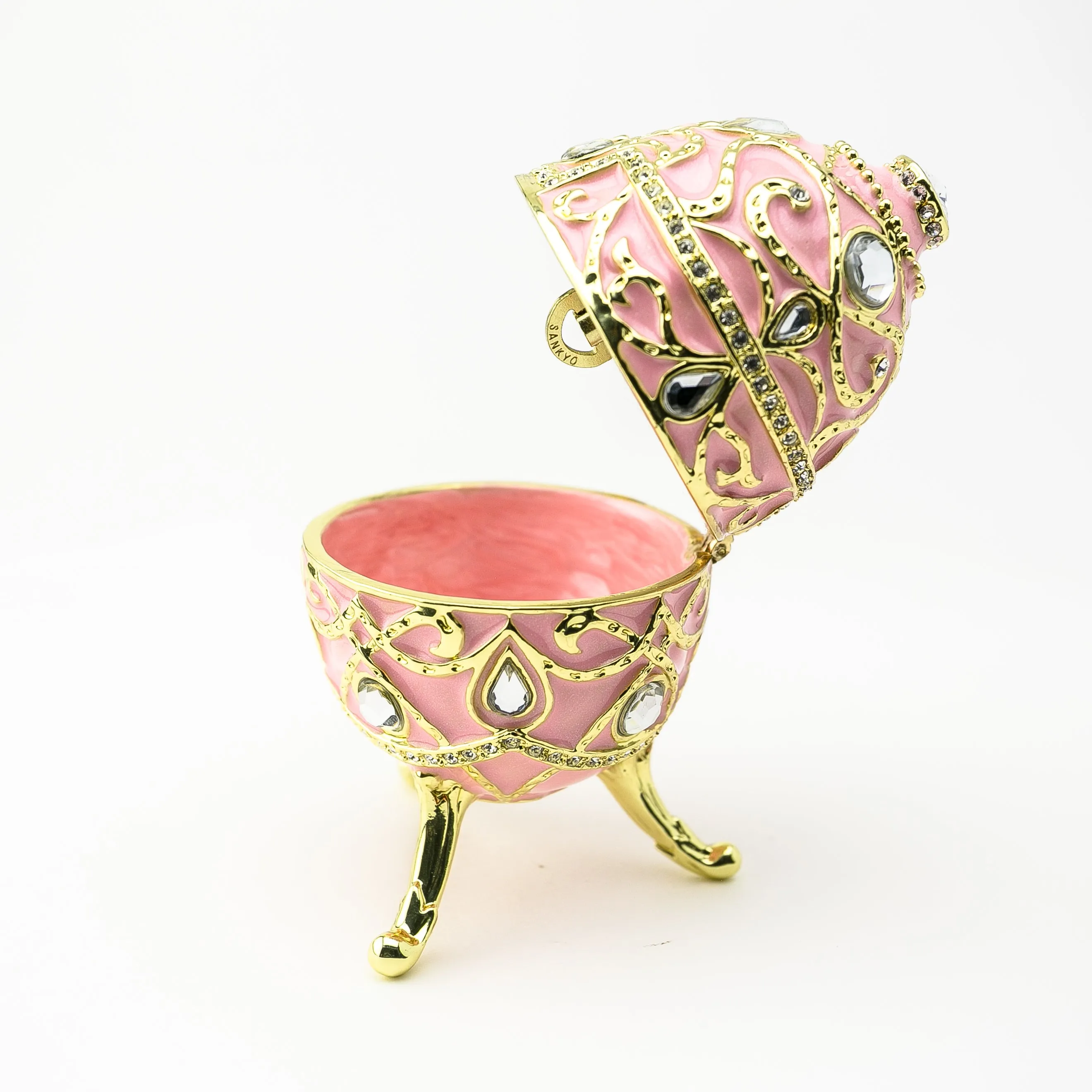 Pink Music Playing Russian Egg
