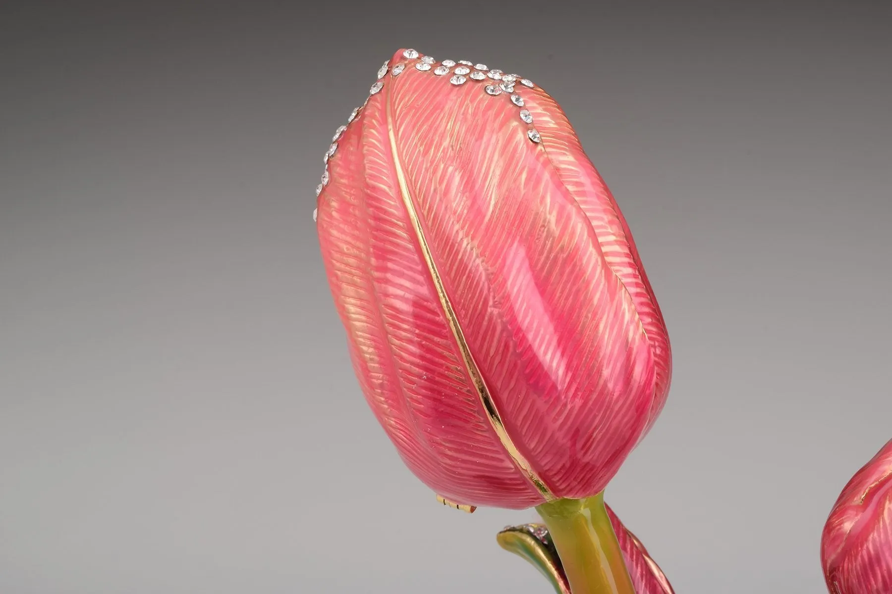 Pink Rose Trinket Box