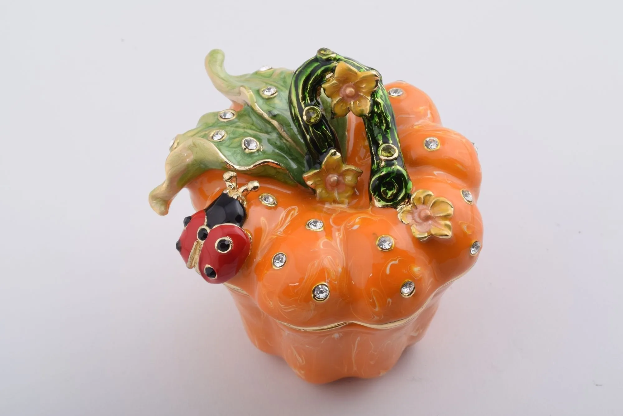 Pumpkin with a Ladybug Box