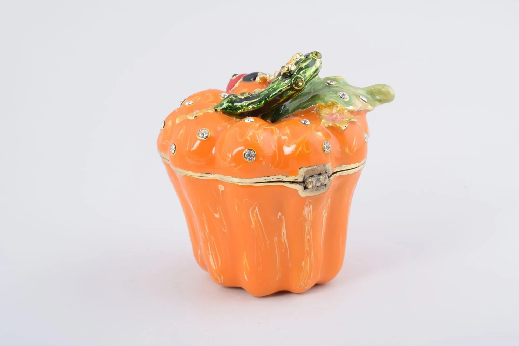 Pumpkin with a Ladybug Box