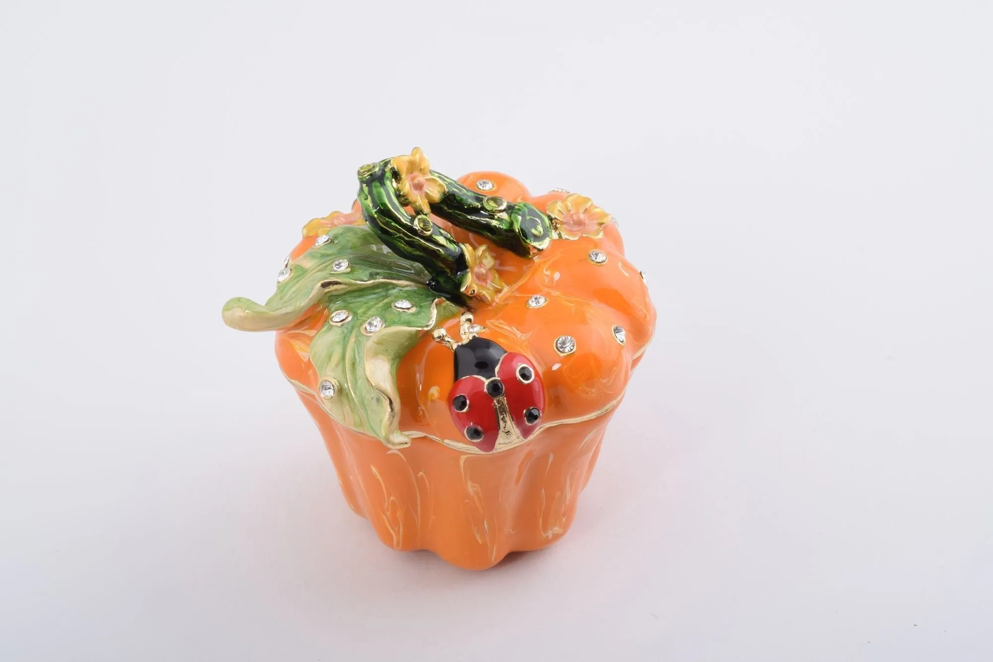 Pumpkin with a Ladybug Box
