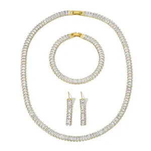 Radiance Baguette Jewelry Set