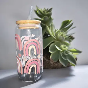 Rainbow Glass Tumbler (500ml)