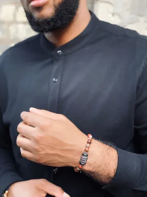 Smooth and polished stainless steel bracelet