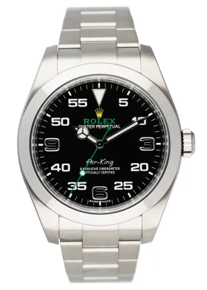 Rolex Air King 116900 Mens Watch Box & Papers