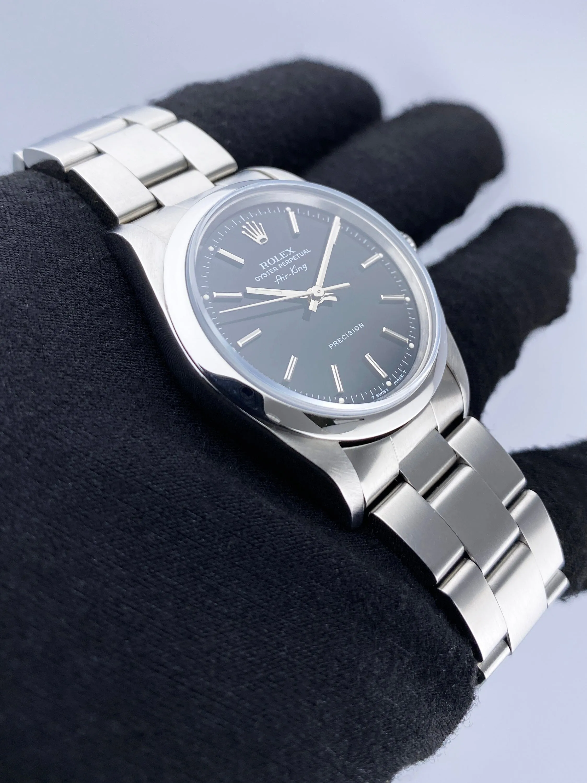 Rolex Air King Precision 14000 Mens Watch Box Papers