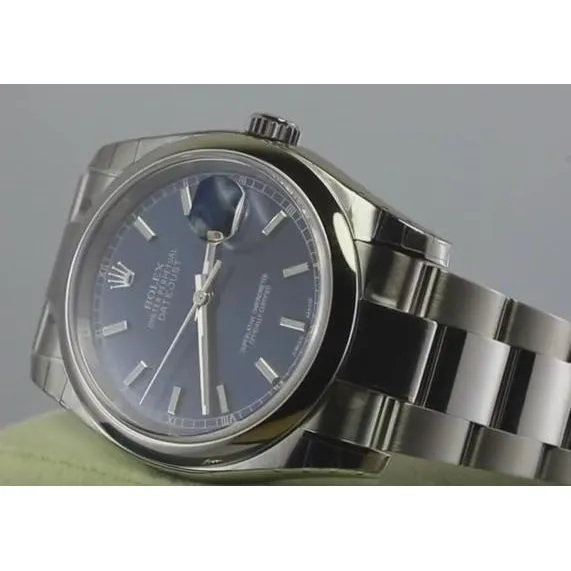 Rolex Date Ii Mens Gents Watch 41Mm Oyster Bracelet Blue Dial Ss