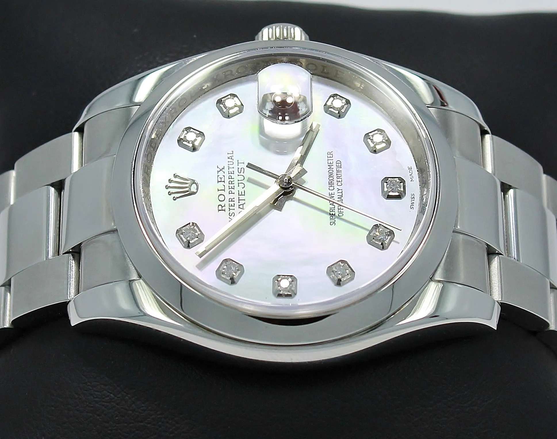 Rolex Datejust 116200 36mm  Diamond Mop Dial Oyster Perpetual