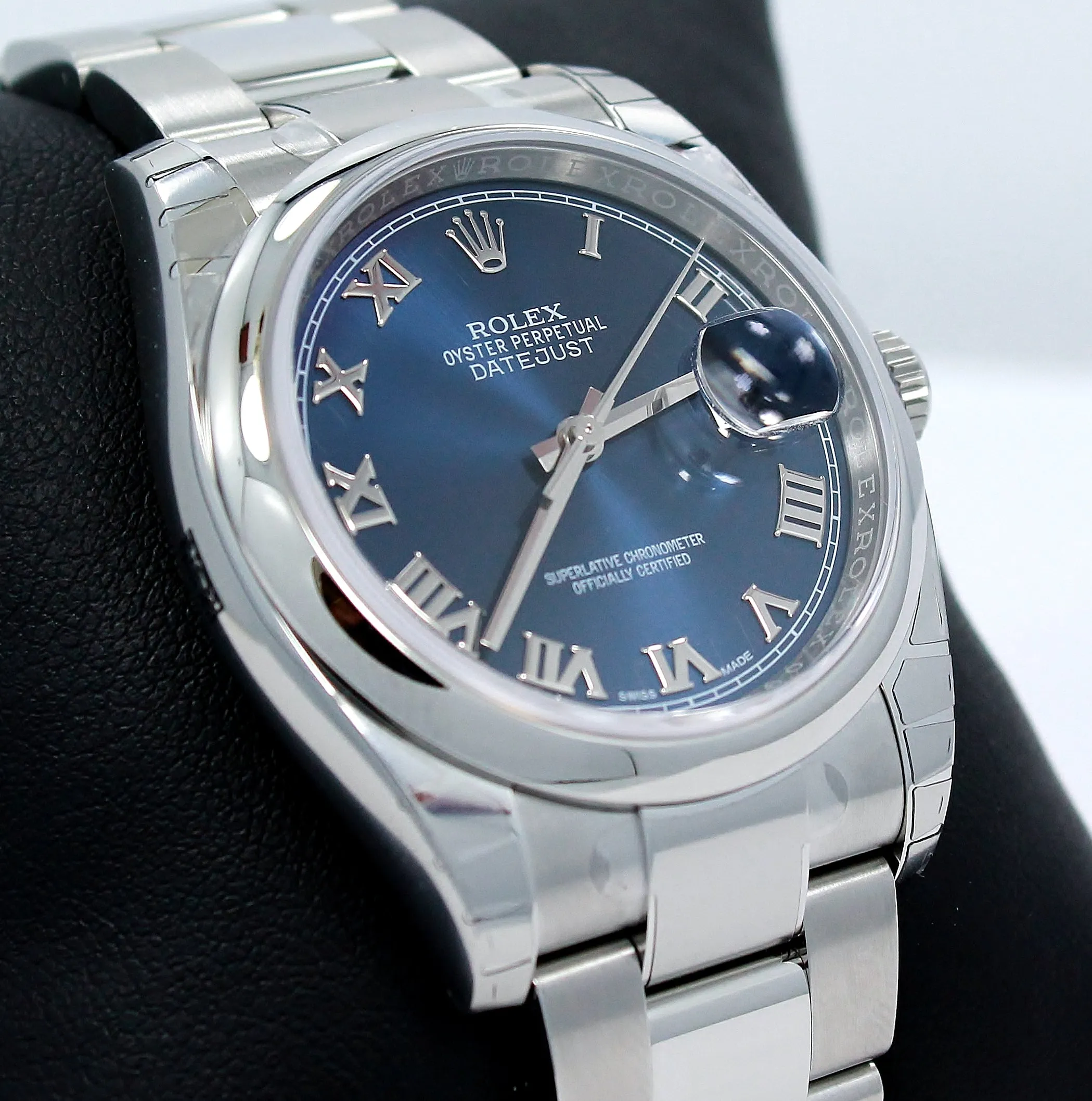 Rolex Datejust 116200 36mm Oyster Perpetual Blue Roman UNWORN