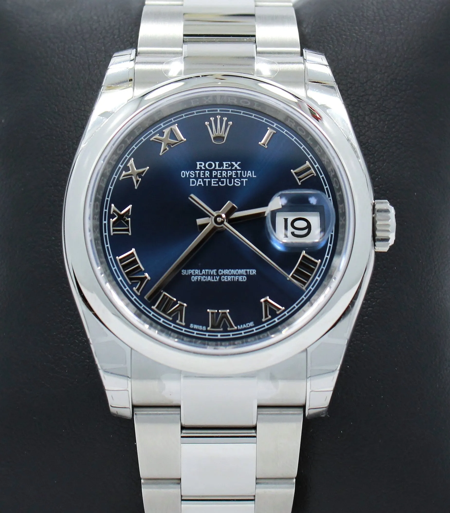Rolex Datejust 116200 36mm Oyster Perpetual Blue Roman UNWORN