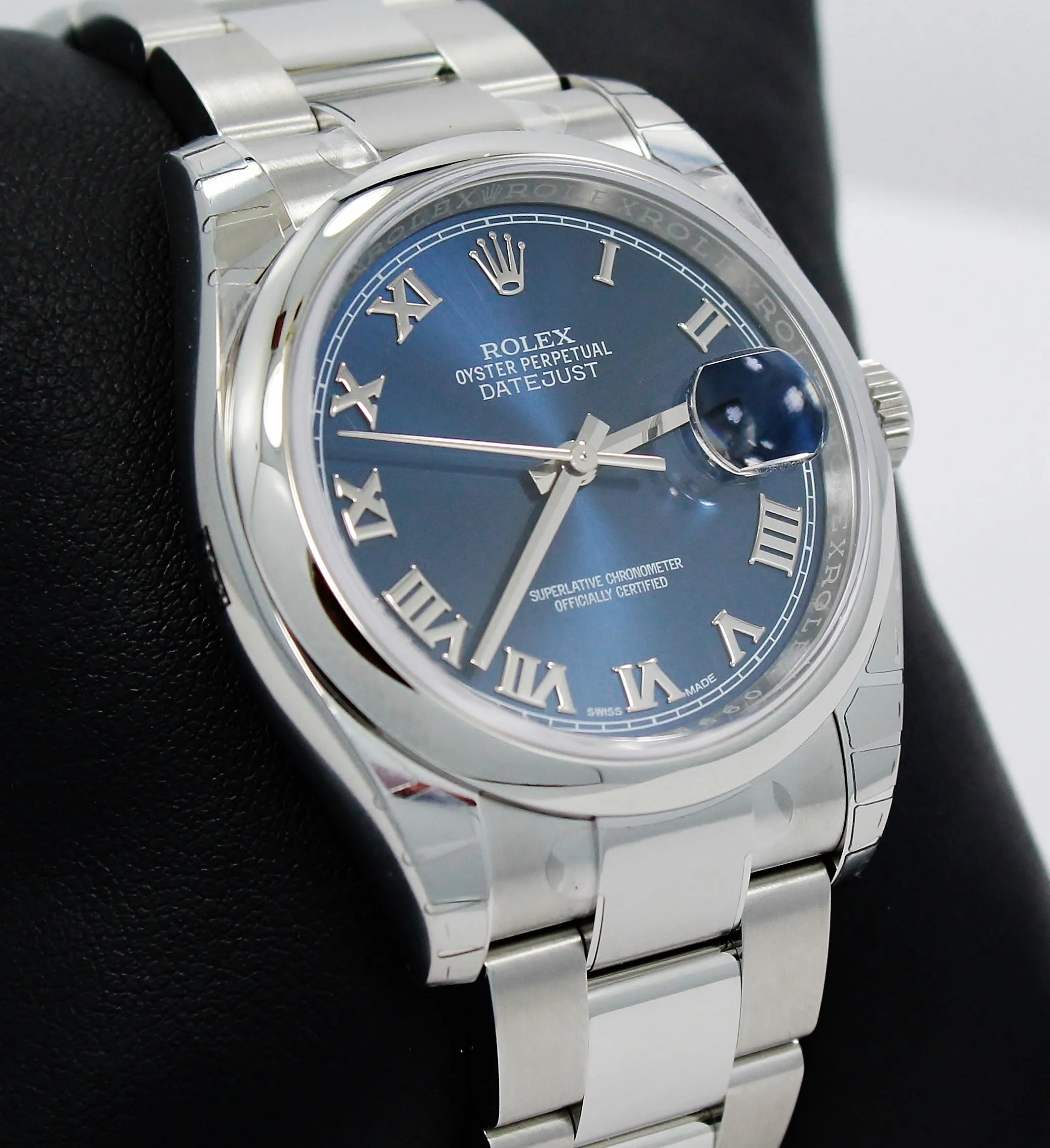 Rolex Datejust 116200 36mm Oyster Perpetual Blue Roman UNWORN