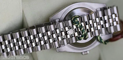ROLEX DATEJUST 36mm BROWN FLORAL DIAL MODEL 116200 STAINLESS STEEL MENS LADIES