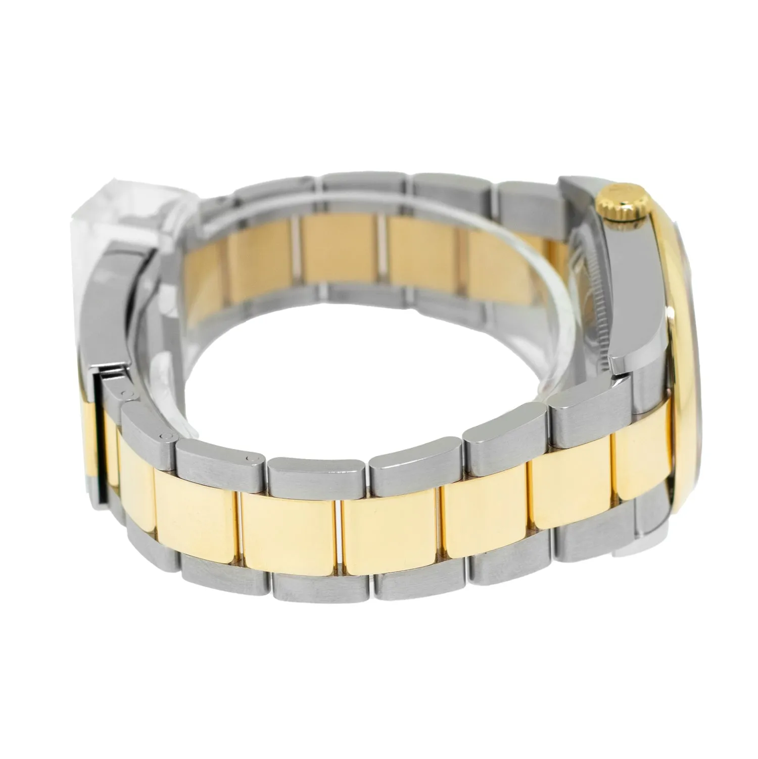 Rolex Datejust 36mm Yellow Gold & Steel Champagne Index Dial & Smooth Bezel 126203