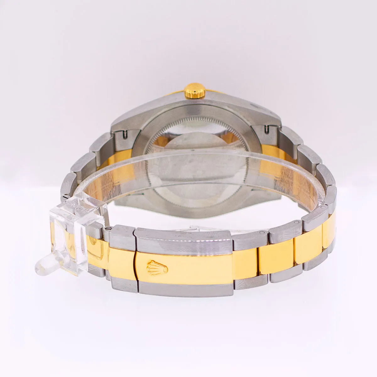 Rolex Datejust 41mm 18K Yellow Gold & Steel "Wimbledon" Dial & Smooth Bezel 126303