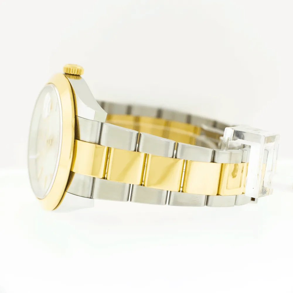 Rolex Datejust 41mm Yellow Gold & Steel Silver Index Dial & Smooth Bezel 126303