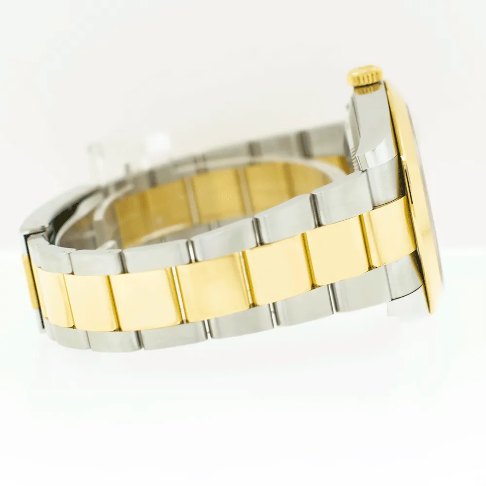 Rolex Datejust 41mm Yellow Gold & Steel Silver Index Dial & Smooth Bezel 126303