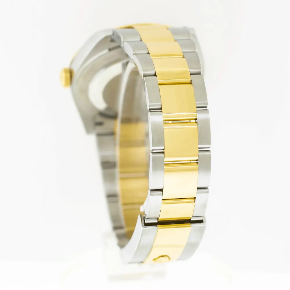 Rolex Datejust 41mm Yellow Gold & Steel Silver Index Dial & Smooth Bezel 126303