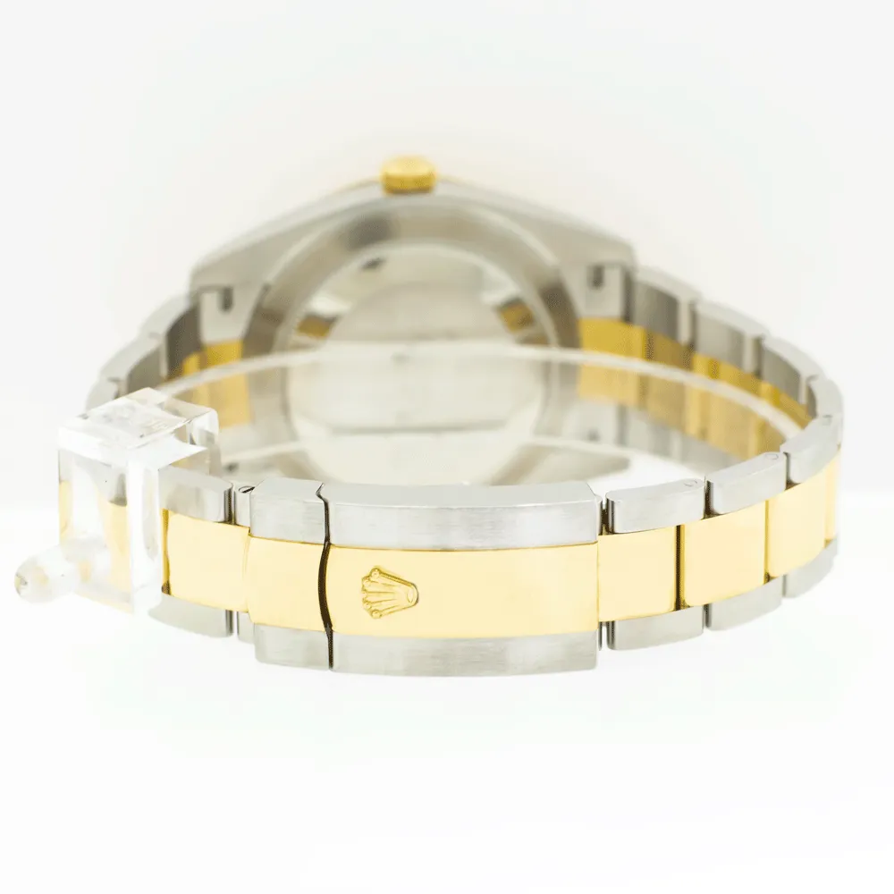 Rolex Datejust 41mm Yellow Gold & Steel Silver Index Dial & Smooth Bezel 126303