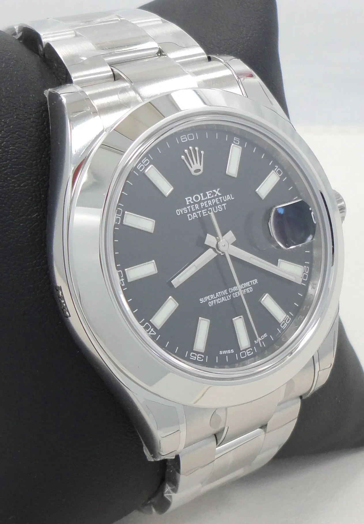 Rolex Datejust II 116300 Black Dial Watch UNWORN FULLY STICKERED