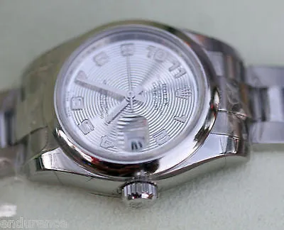 ROLEX DATEJUST LADIES STAINLESS STEEL CONCENTRIC DIAL 179160 PERFECT WATCH