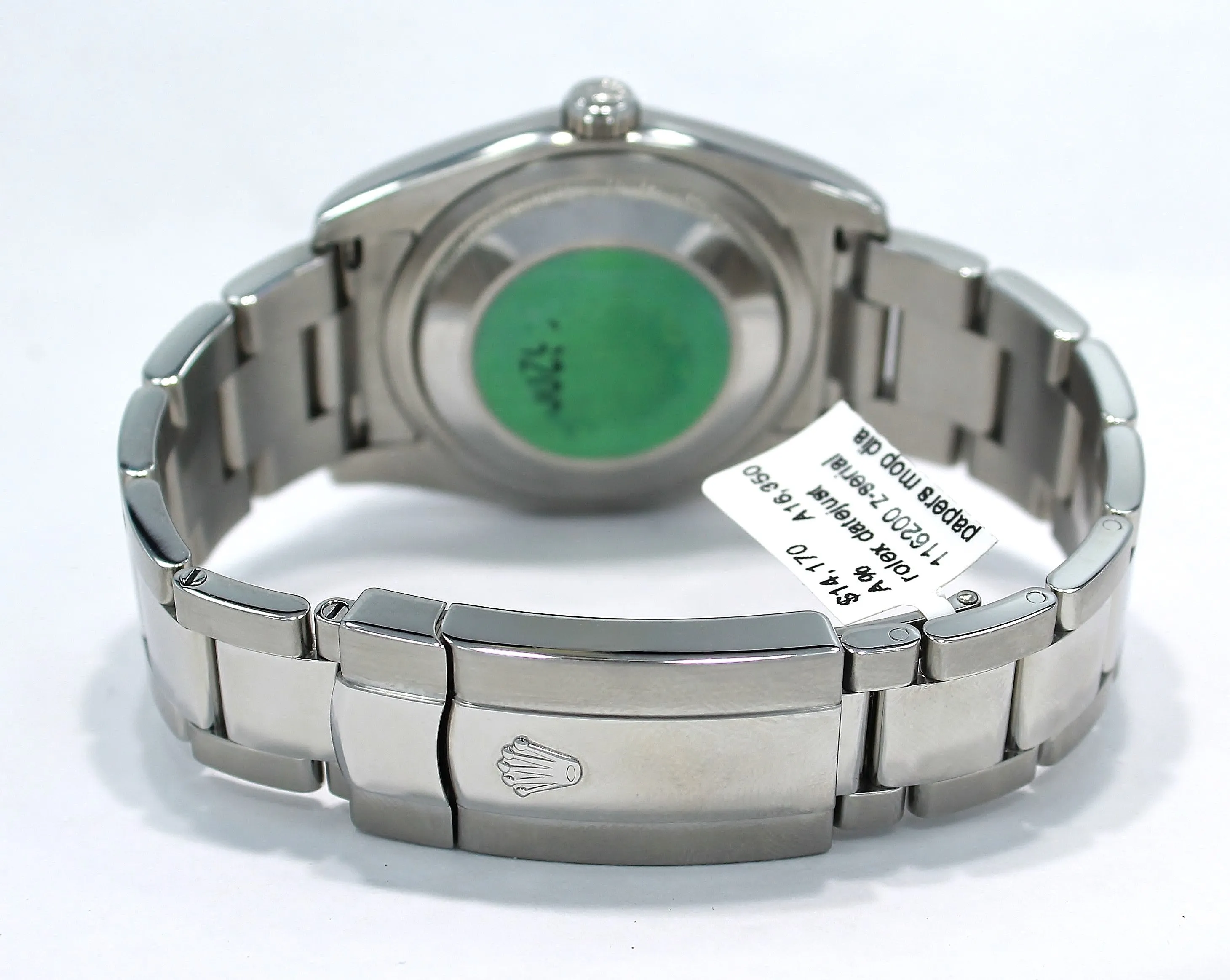 Rolex Datejust Oyster 116200 36mm Diamond Blue MOP Dial