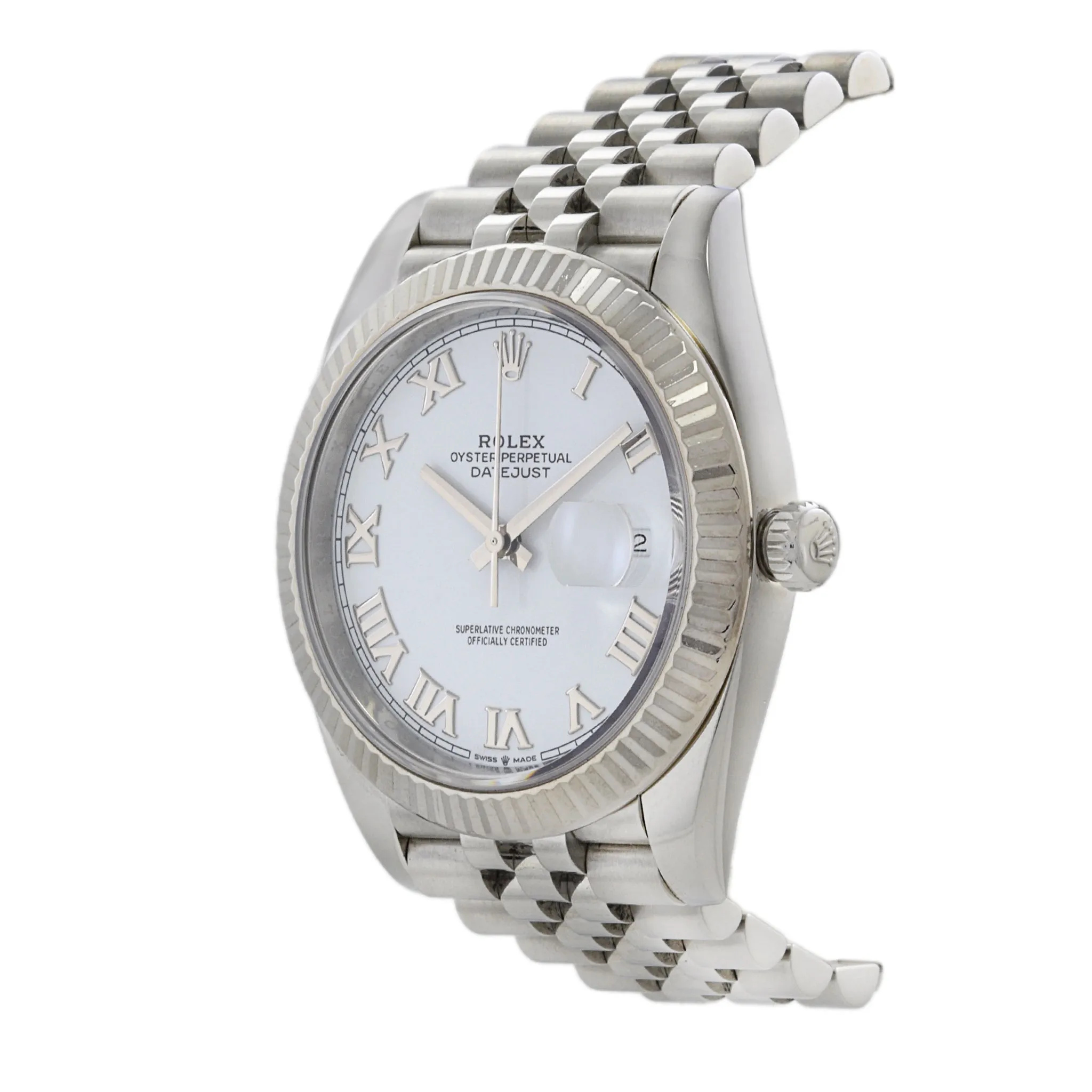 Rolex Datejust Reference 126334 41mm Stainless Steel and White Gold
