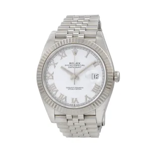 Rolex Datejust Reference 126334 41mm Stainless Steel and White Gold