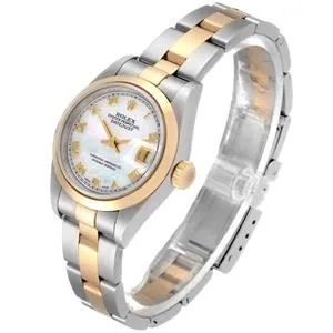 Rolex Datejust Steel & Yellow Gold MOP Dial Oyster Bracelet Ladies Watch 79163