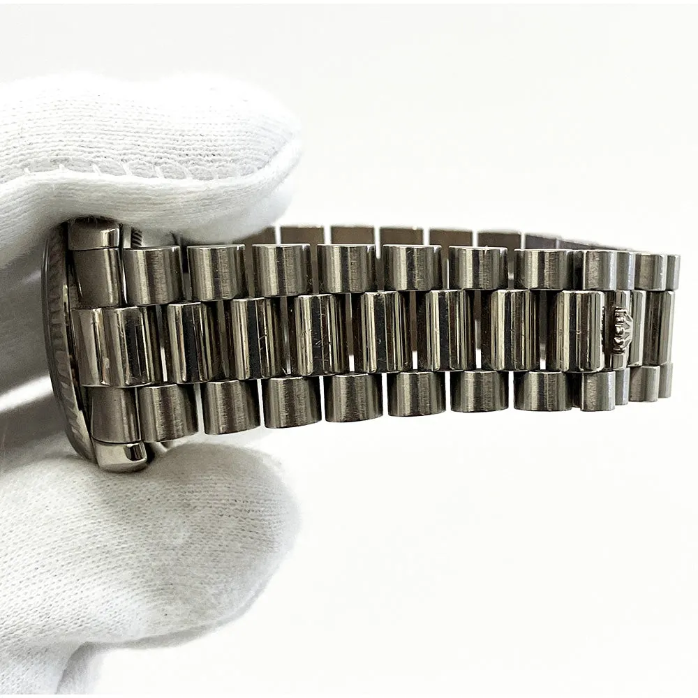 Rolex Day Date 118239A Silver Diamond Dial Jan 2003