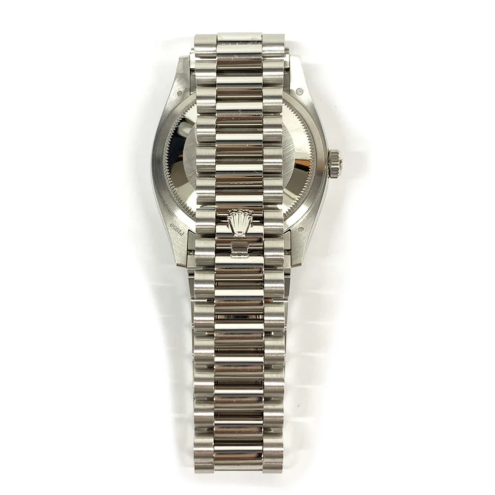Rolex Day Date 128236 Ice Blue Roman Dial Oct 2022