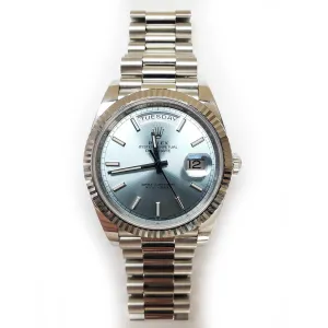 Rolex Day Date 228236 Ice Blue Dial Aug 2024