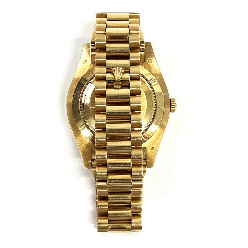 Rolex Day Date II 218398BR Champagne Diamond Dial Jul 2014