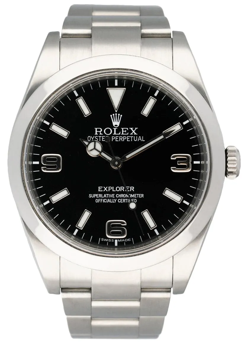 Rolex Explorer 214270 Black Dial Mens Watch