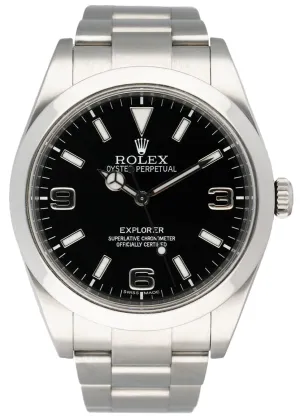 Rolex Explorer 214270 Black Dial Mens Watch