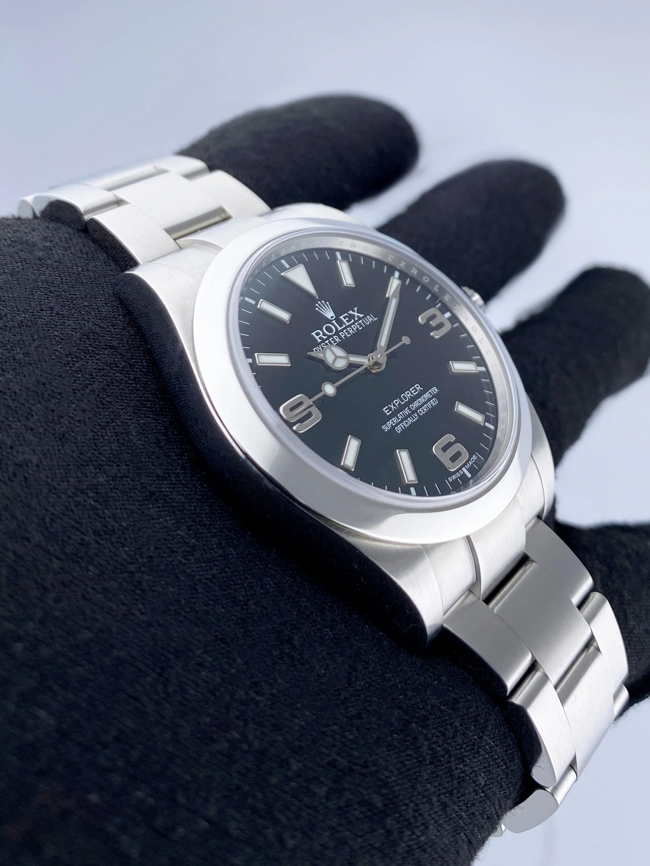 Rolex Explorer 214270 Black Dial Mens Watch