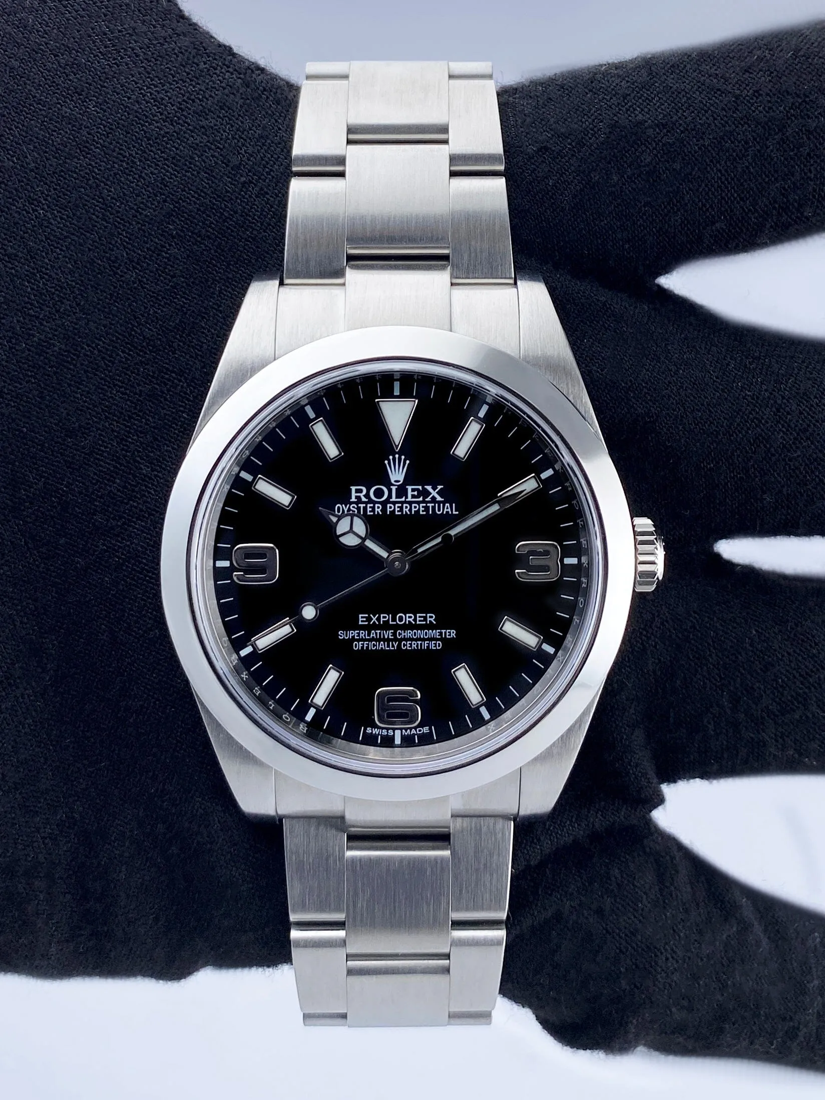 Rolex Explorer 214270 Black Dial Mens Watch