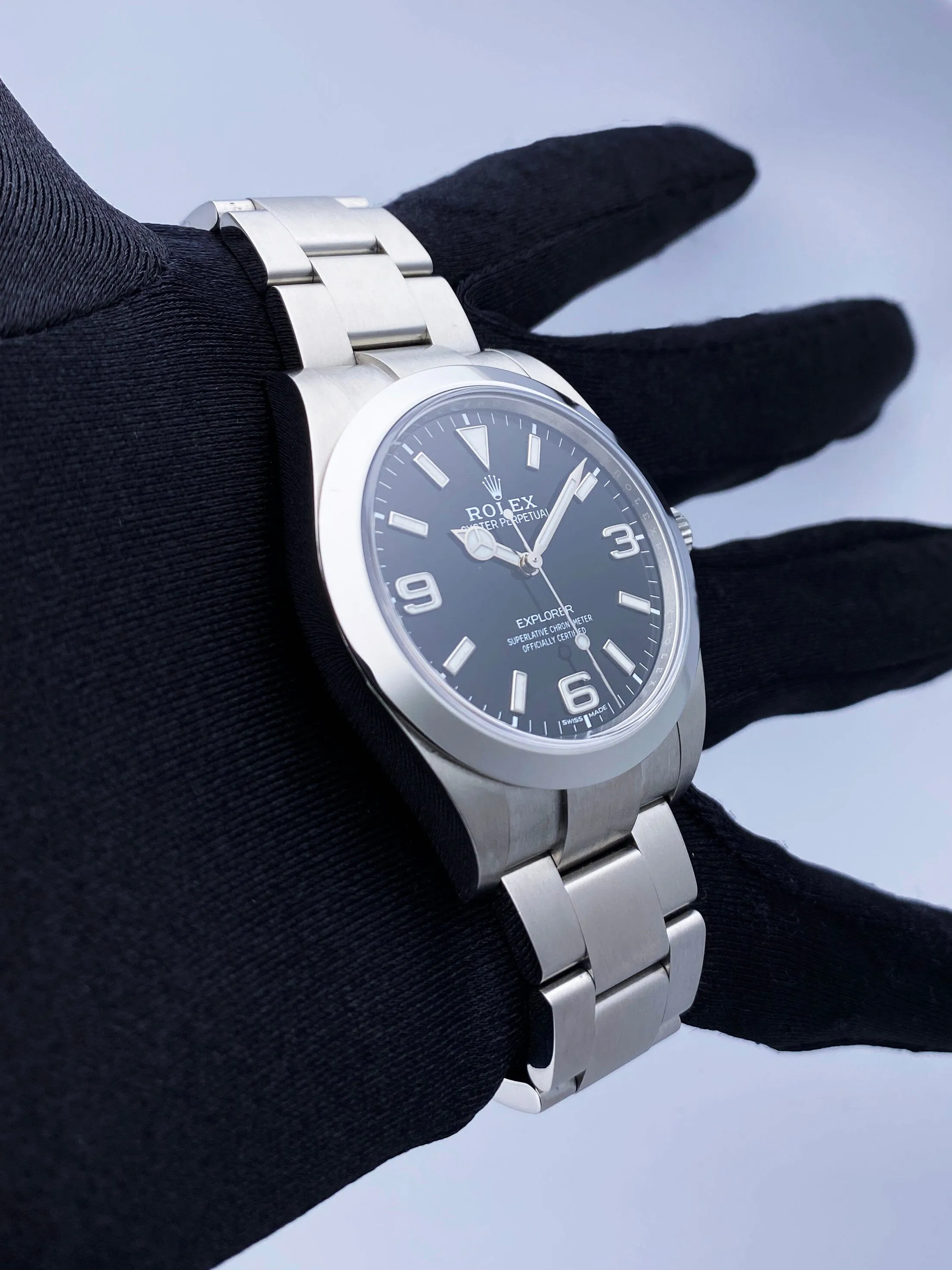 Rolex Explorer 214270 Mens Watch Box Papers