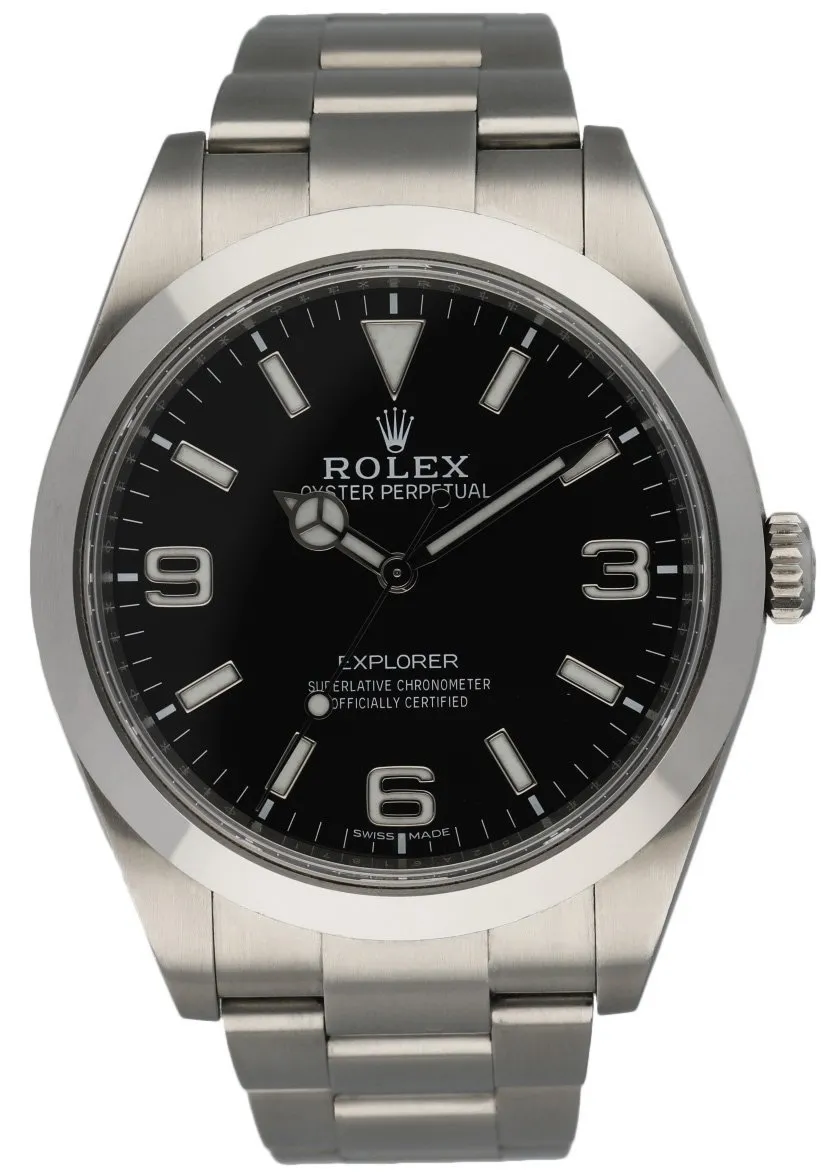 Rolex Explorer 214270 MK2 Dial Men's Watch With Papers