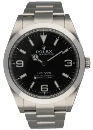 Rolex Explorer 214270 MK2 Dial Men's Watch With Papers
