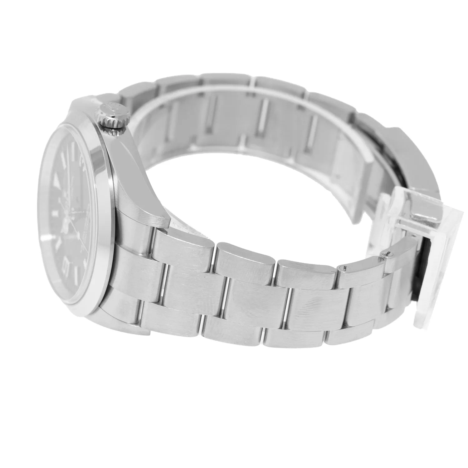 Rolex Explorer I 36mm Stainless Steel Black Dial & Smooth Bezel 124270