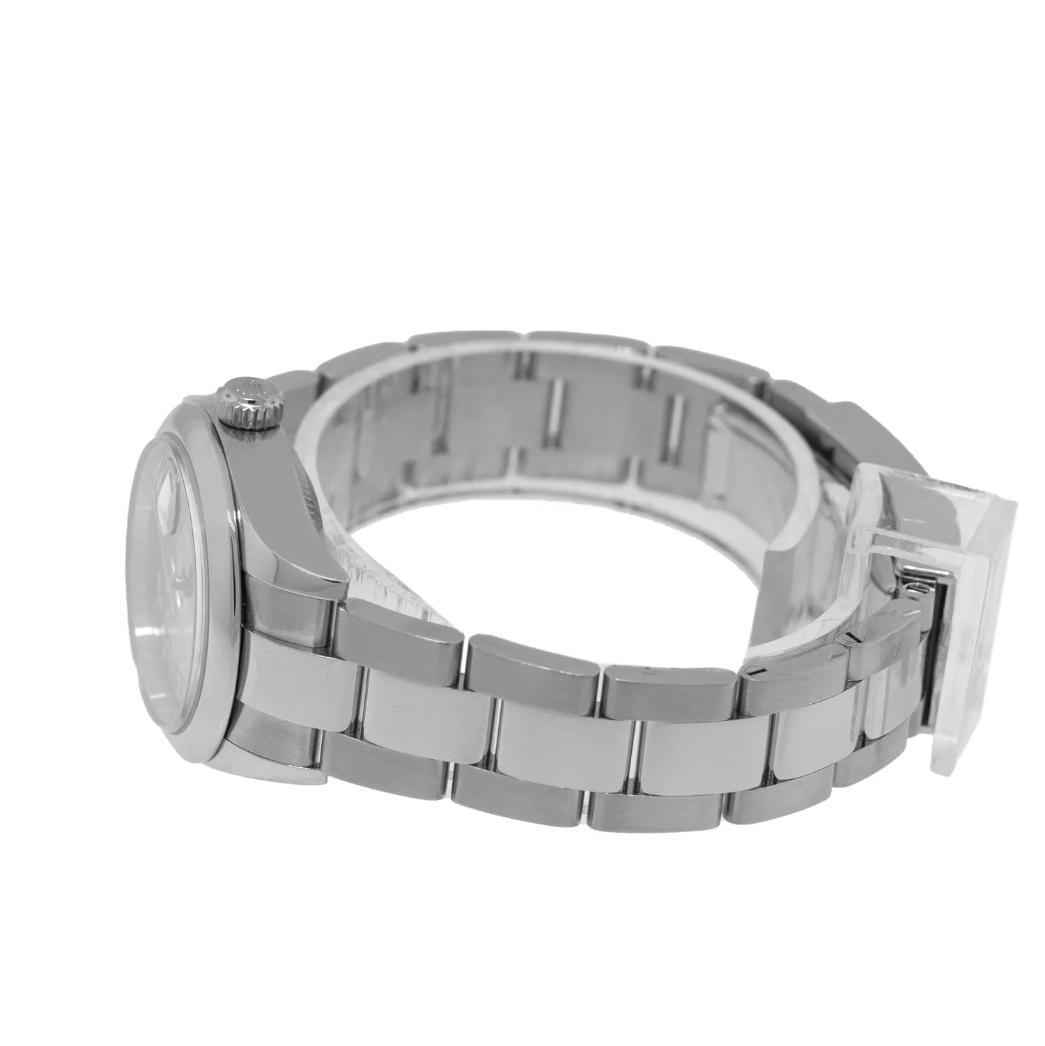 Rolex Lady-Datejust 28mm Stainless Steel Pink Roman Dial & Smooth Bezel 279160