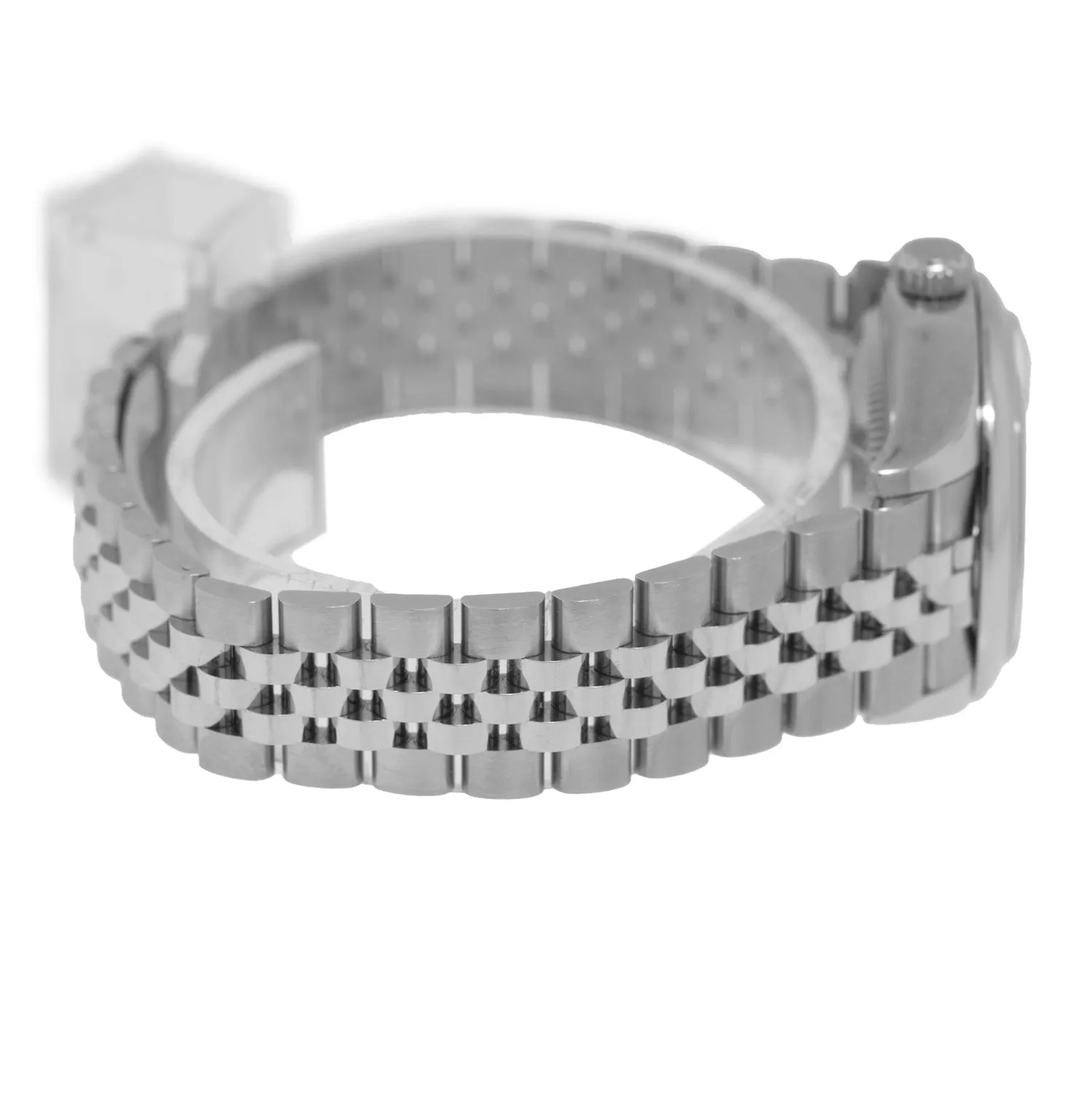 Rolex Lady-Datejust 28mm Stainless Steel Pink Roman Dial & Smooth Bezel 279160