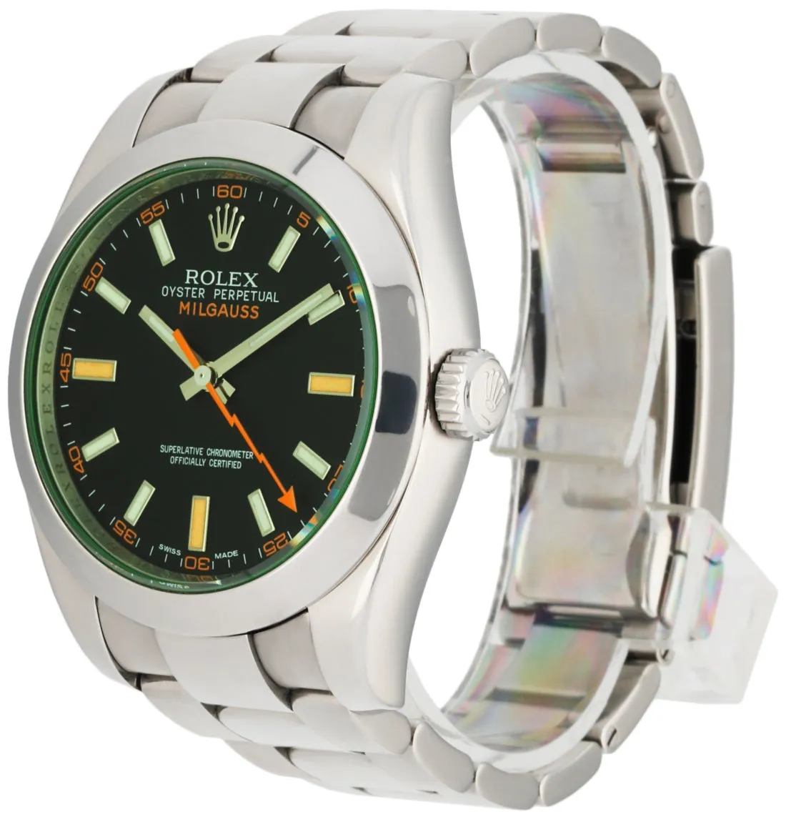 Rolex Milgauss 116400GV Men's Watch Box & Papers