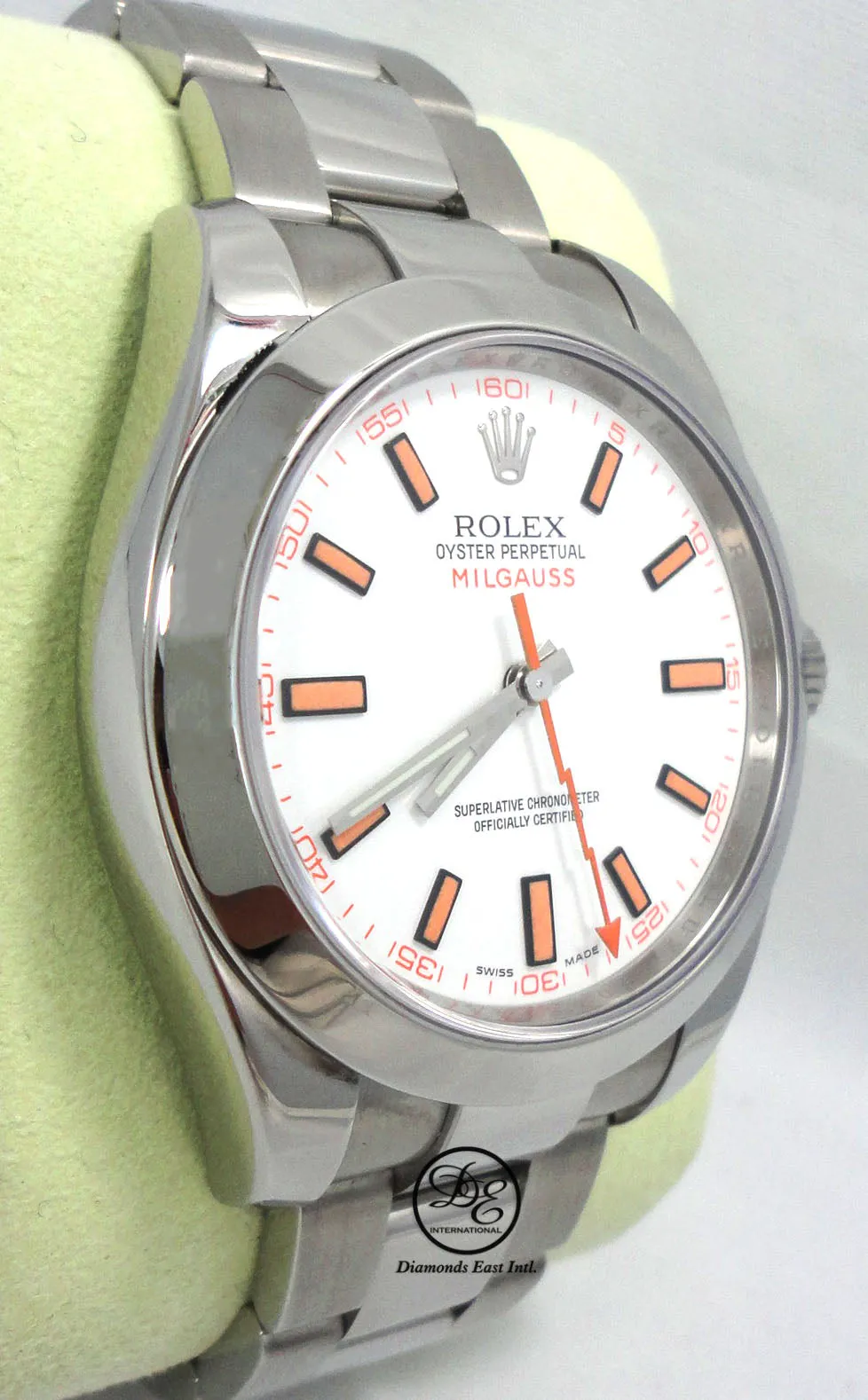 Rolex Milgauss Oyster Perpetual 116400 White Dial