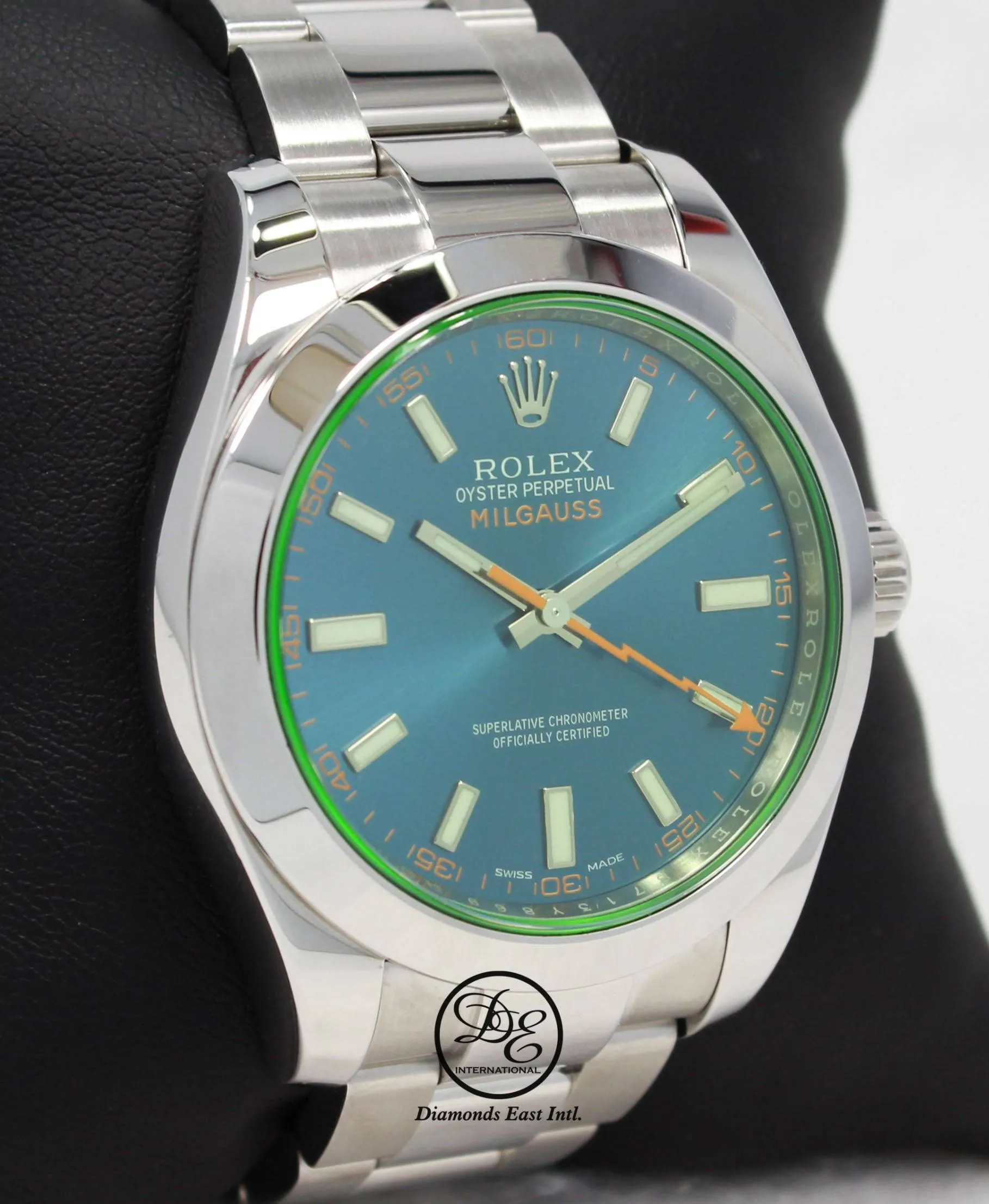 Rolex Oyster Milgauss Blue Dial  116400GV BLUSO