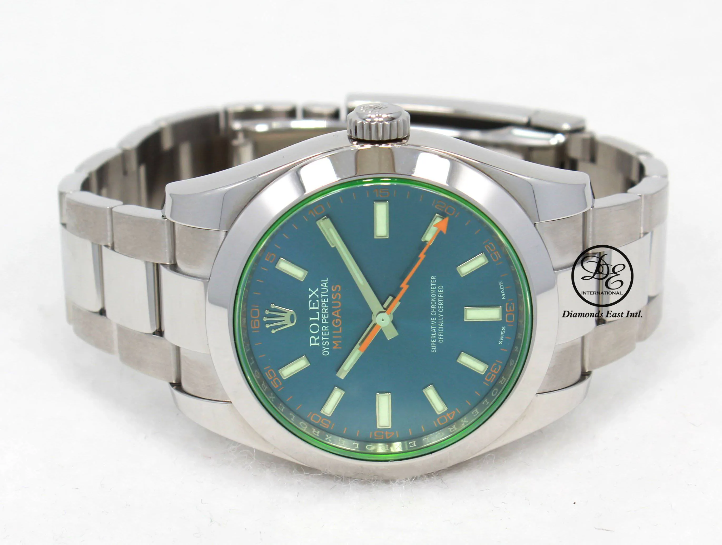 Rolex Oyster Milgauss Blue Dial  116400GV BLUSO
