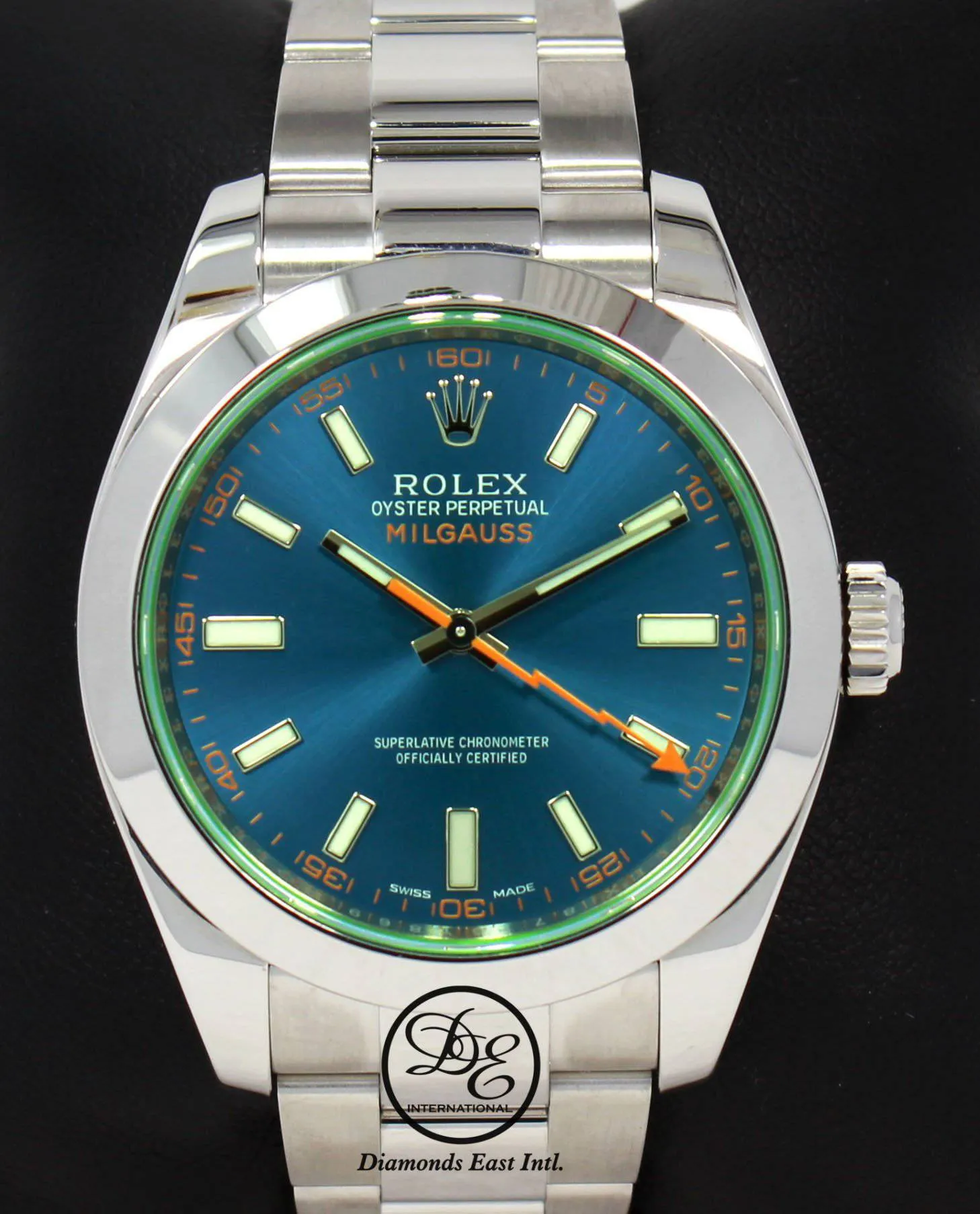 Rolex Oyster Milgauss Blue Dial  116400GV BLUSO