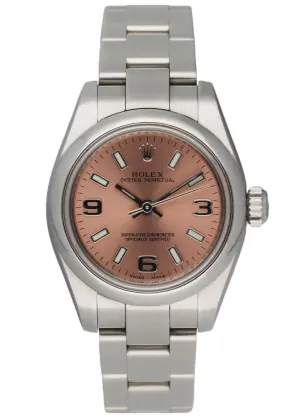 Rolex Oyster Perpetual 176200 Stainless Steel Ladies Watch Box & Papers