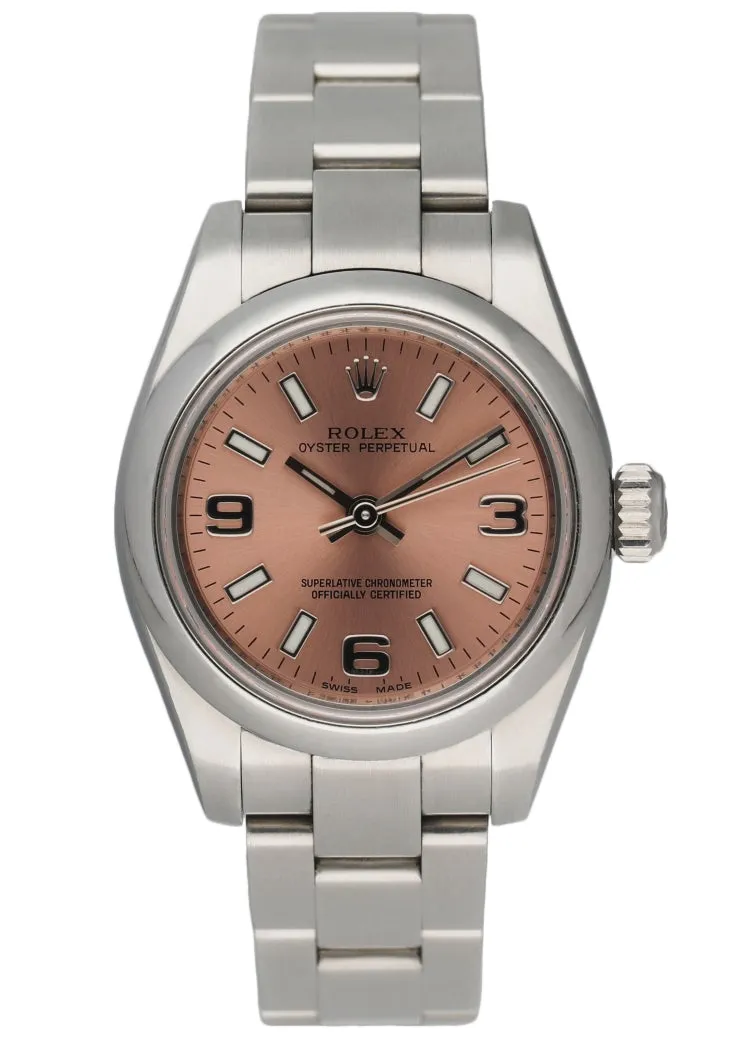 Rolex Oyster Perpetual 176200 Stainless Steel Ladies Watch Box & Papers